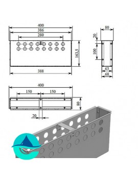 Корзина для пескоуловителя DN100