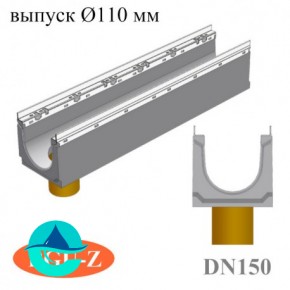 BGU-Z DN150 лотки бетонные водоотводные с вертикальным водосливом