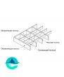 P 800х1000 30/2 33х11 Zn стальная придверная грязезащитная решетка (решетчатый прессованный оцинкованный настил)