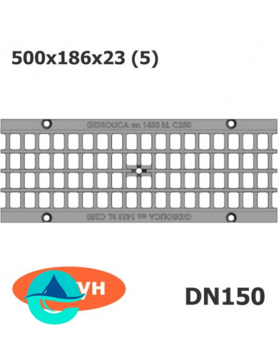 РВ-15.18,6.50 решетка ячеистая чугунная ВЧ, кл. C